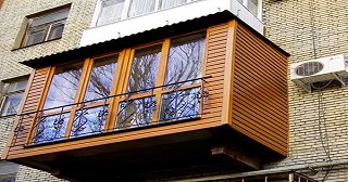 Внешняя отделка балкона Бузулук цена от 1045 руб. м/2.